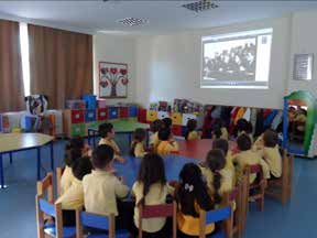 Evden getirdiğimiz Atatürk resimlerini inceledik.