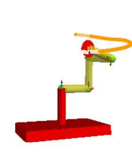 yaklaşımının göstermektedir. Şekil 7, izlenen bu yörünge sırasında uç işlevcinin konum ve yönelim bilgilerinin grafik çıktılarını göstermektedir. 4 Şekil 7.