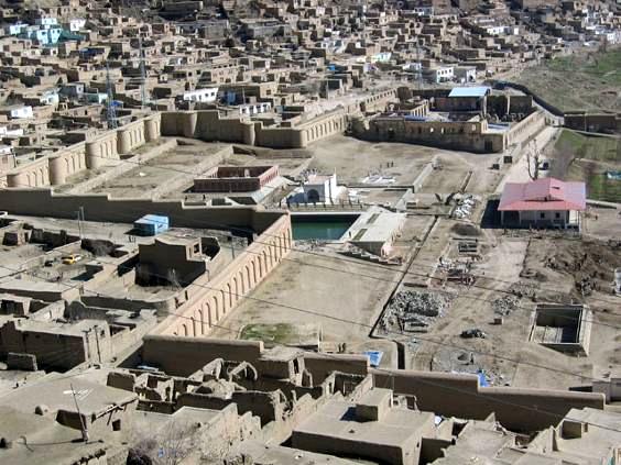 Afganistan - Kabil: Bağ-ı Babür (11 hektar) Bağ-ı Babür ün 1930 larda çekilmiş
