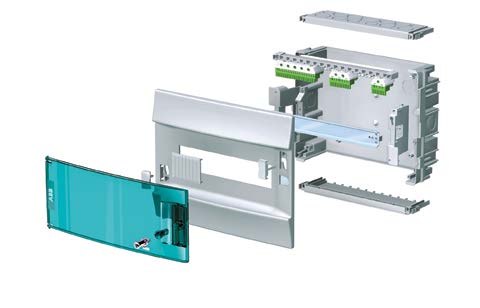 Tüm uygulamalara uygun çok amaçlı seri System pro E comfort MISTRAL41F serisinin basit yapısı dağıtım kutularının montajını hızlı ve kolay hale getirir.