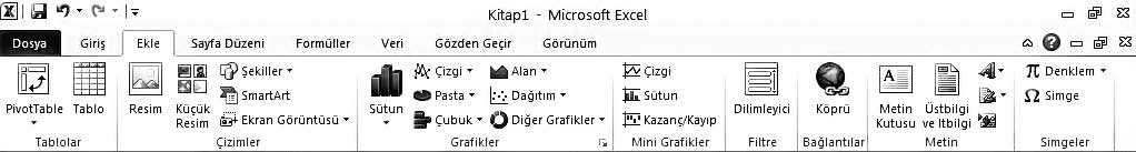 4. Ünite - Ofis Yaz l mlar -Hesap Tablosu Programlar Stiller gurubundaki Hücre Stilleri oku t kland nda ise haz r hücre stilleri aras ndan seçim yapabilece iniz bir liste aç l r.