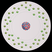 Şekil 15: Gümüş (Ag) atom modeli Bakır, Altın ve Gümüş atomlarının son yörüngelerinde aynı sayıda (bir) elektron bulunmasına rağmen bu elementlerin iletkenlik