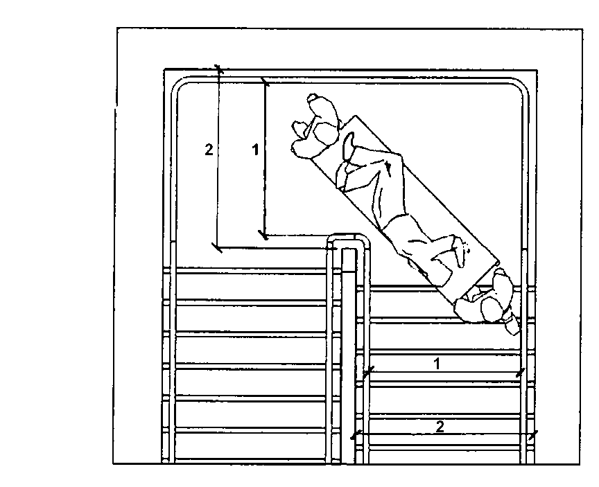 Açıklama - En az 150 cm - En az 170 cm Şekil 30. Hastanelerde Ana Merdivenlerin Ölçüleri Poliklinikler - Poliklinik muayene odaları içinde en az 150 x 150 cm genişliğinde manevra alanları olmalıdır.