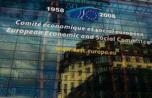 Ekonomik ve Sosyal Komite (Economic and Social Committee) Birliğin danışma organıdır. Avrupa Birliği kurumlarından Avrupa Parlamentosu, Konsey ve Komisyon a yardımcı olur.