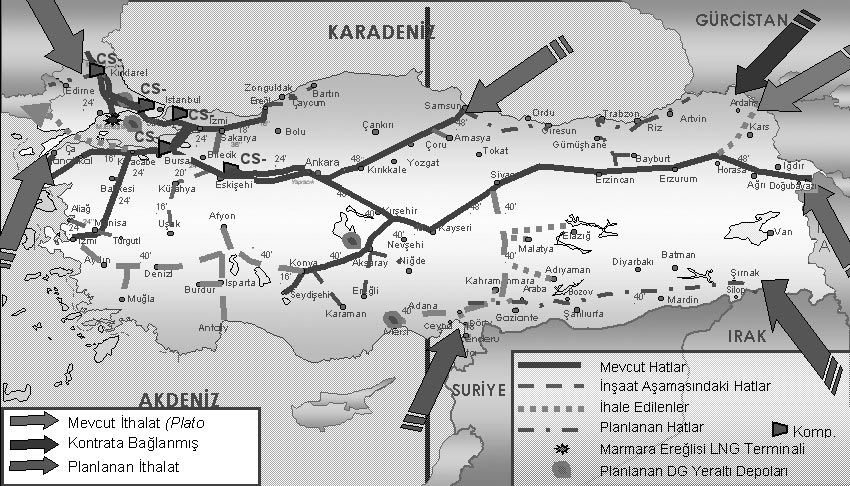 AVRASYA DOSYASI 39 kamu firmaları ile birlikte yabancı özel teşebbüsler ve yerli yatırımcılar tarafından gerçekleştirilmesi ihtiyacını doğurmuştur.