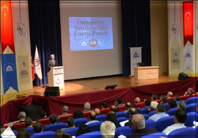 75 5 Mayıs 2014 - Osmaniye Yenilenebilir Enerji Konferansı Osmaniye Valiliği himayesinde, Doğu Akdeniz Kalkınma Ajansı (DOĞAKA) ve Osmaniye Korkut Ata Üniversitesi (OKÜ) işbirliği ile Osmaniye ilinin