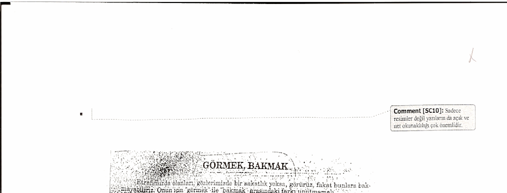 6. Sorular hazırlanırken soruya ait şıkların aynı sayfada yer almasına özen gösterilmelidir.