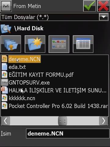 Flash Disk e tıklanır içerisine girilir.