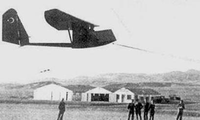 Türk Hava Kurumu Uçak Tasarımları Şekil 2. THK-1 Planörü [6, 36] DeutscheForschungs - AnstaltfürSegelflug (Alman Planör Uçuşları Araştırma Enstitüsü) lisansıyla üretilmiştir.