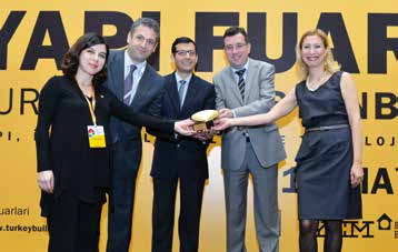 Altın Çekül Yapı Ürün Ödülü 2014 Golden Plumb Building Material Award 2014 ALTIN ÇEKÜL YAPI ÜRÜN ÖDÜLLERİ 2014 YEM Ödülleri Projesi kapsamında verilen Altın Çekül Yapı Ürün Ödülleri yapı sektörünün