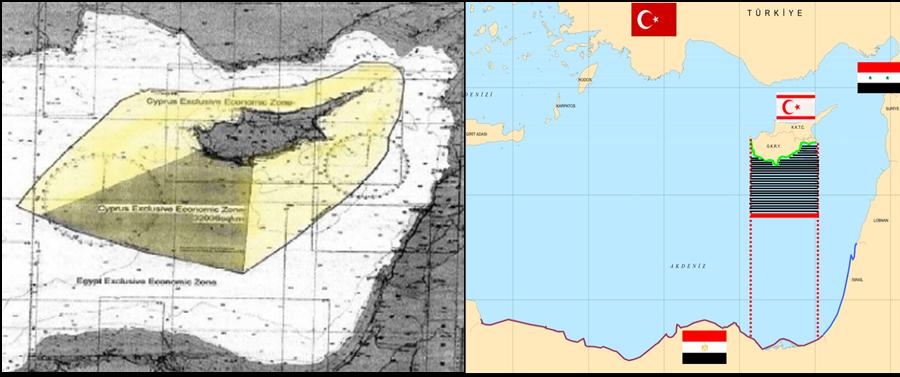 Hareket Etmiş Olsaydı Sahip Olabileceği MEB 109 Sertaç Hami Başeren, Doğu Akdeniz Deniz Yetki Alanları