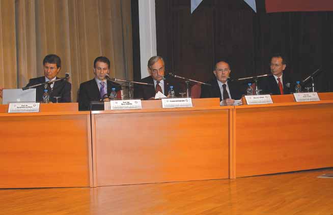 EUSAS II Açılış Konuşmaları (Soldan) Yusuf Halaçoğlu,