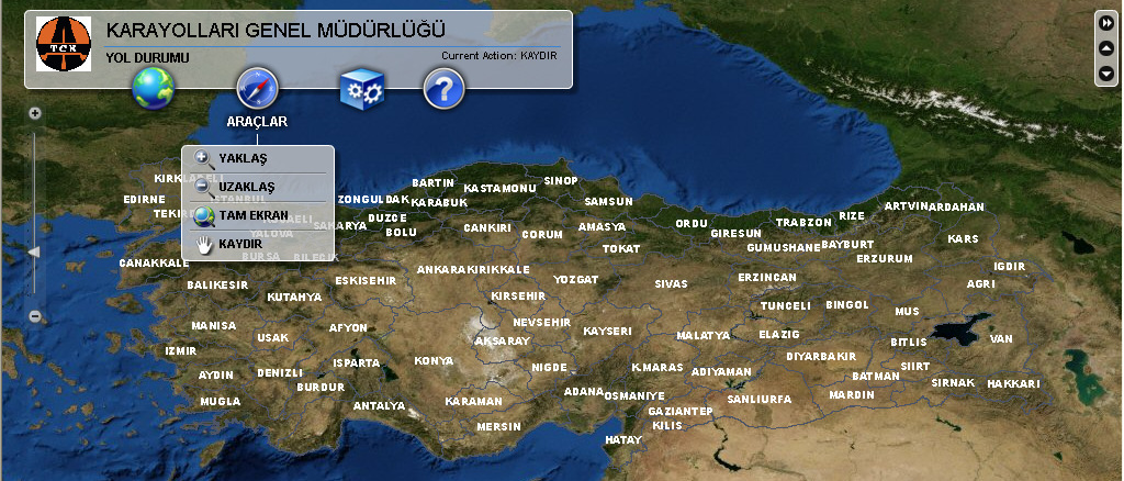 YOL DURUMUNUN İZLENMESİ ÇALIŞMA YAPILAN YOLLAR KARAYOLLARI