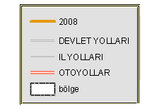 Kaza Bilgileri harita üzerine aktarılırken, ArcMap