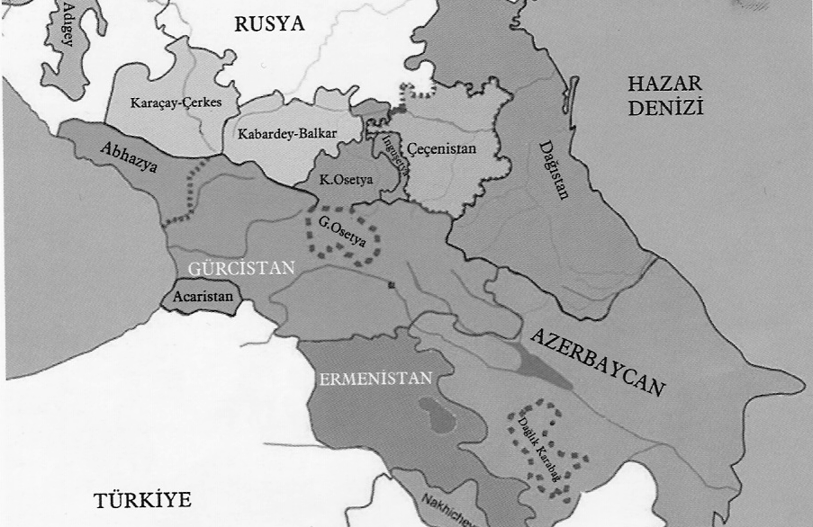 20 Rusya nın Transkafkasya Politikası birbirine bağlar. Orta Asya, doğu-batı yönünde denizlere en kısa ve uygun bu bölge üzerinden bağlanır.