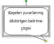 Hemen çizim bitince metninizi yazabilirsiniz veya daha sonra kutu içerisindeki metni değiştirmek istediğinizde kutunun içerisine tıklayarak metin kutusuna imleci konumlandırabilirsiniz.