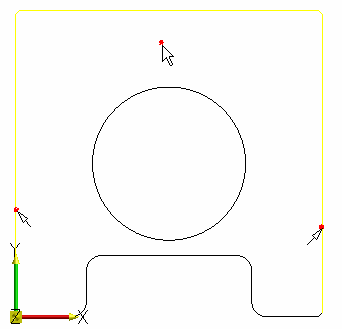 7.Adım: Şekil üzerinde yine Offset yapılır. Tekrar Create menüsünden Line komutu seçilir. Line menüsünden komutu oradan da komutu seçilir. Şekil 3.1.