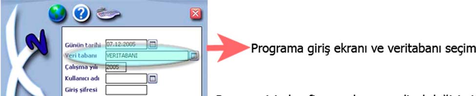 2. Yeni Kuruluş programı ile iş akışınız çok daha hızlı... 2.1 Programdan çıkmadan farklı firma datalarına geçiş.