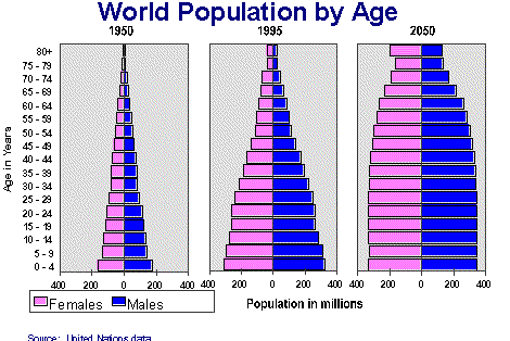 Dünyada 2000 yılında 60 yaş ve üzerinde Olanların sayısı 600 milyon iken 2025 yılında bu sayının 1.