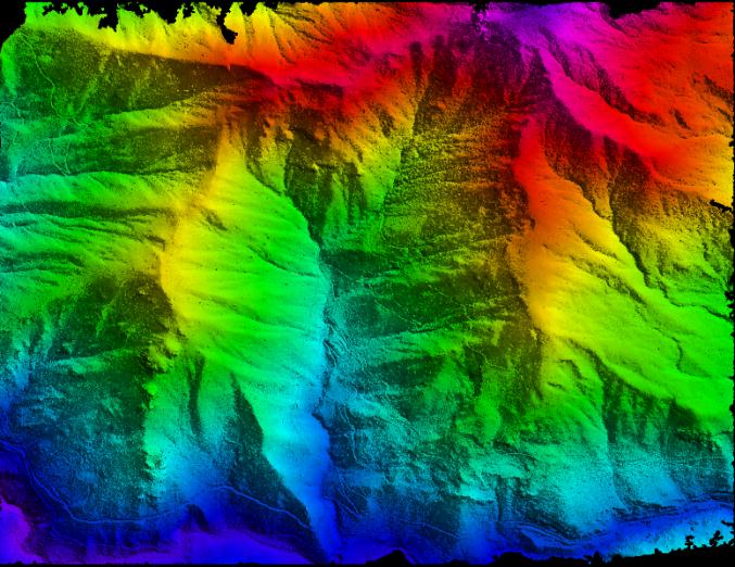 Şekil 6. Kontrollü sınıflandırma. 3.5. Model oluşturma Topografik bir yüzey, genellikle uygulamada sayısal bir model olarak üç şekilde gösterilir.