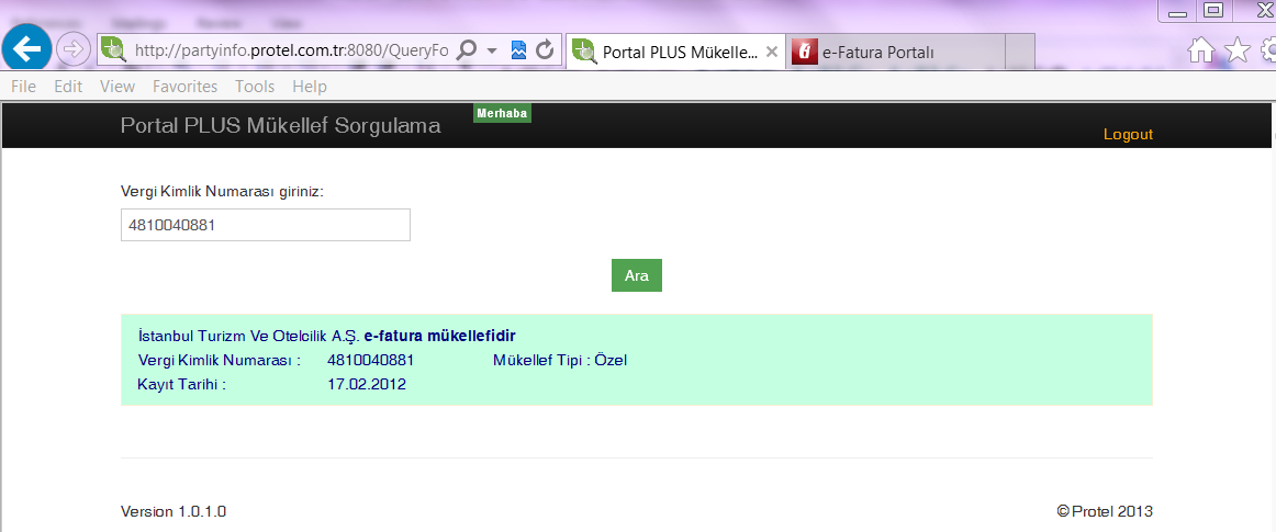 Bir firmanın e-fatura mükellefi olup olmadığının kontrolü için kullanılabilecek diğer 2 yöntemden de burada bahsetmek istiyoruz ; Protel E-fatura mükellef sorgulama modülü ile sorgulama Bu fonksiyon