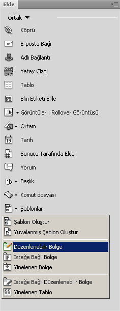 110 Bölüm 9 Şablonlar Bir şablonun oluşturulmasında ikinci adım, bu şablon temel alınarak oluşturulan belgelerde düzenlenebilir durumda olması gereken alanları tanımlamaktır.