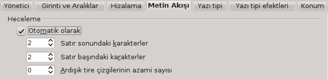 1 Madde İmleri Açık/Kapalı 6 Alt Noktalarla Bir Seviye 10 Aşağı Taşı 2 Numaralama Açık/Kapalı Yukarı Çıkar 11 Alt Noktalarla Yukarı Taşı 3 Numaralama Kapalı 7 Alt Noktalarla Bir Seviye 12 Alt