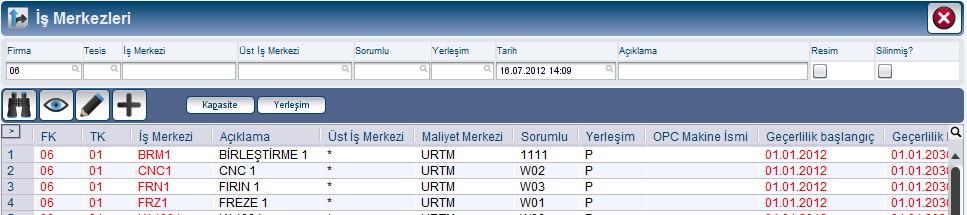 2.1.8 Bakım Resim-14 Bakımı yapılacak makina/ekipmanlar için bakım planları periyodik olabileceği gibi, o makinanın üretim miktarına veya üretim süresine göre de belirlenebilir.