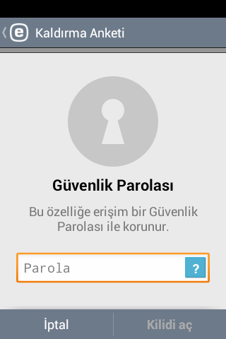 Uygulama aygitiniza yüklendiginde baslangiç sihirbazinizin komut istemlerini takip edin: 1. ESET Mobile Security uygulamasinda kullanmak istediginiz dili seçin. 2.