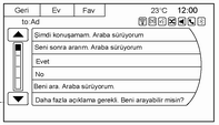 Cep telefonu 191 Metin mesajlaşmasının kullanılması 1. Ana sayfadaki Messages düğmesine basın veya cep telefonu ana ekranından metin mesajlarını seçin.