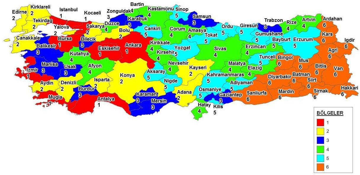 Şekil 34: İdari Sınırlara