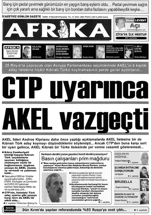 10 Nisan 2015 Cuma Tünel ALINTI DOÐAYA DÜÞMAN, ÝNSANA DÜÞMAN Bu ülkenin daðlarýný, ovalarýný, koylarýný, büklerini yaðmalamaktan býkmadýlar... Cemaate kýyak; Bergama Ovacýk'ta siyanürle altýn.