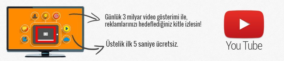 Youtube Reklamları Dünyanın en çok ziyaret edilen video paylaşım sitesi ve en çok trafik hacmine sahip olan Youtube, 2006'dan beri Google'ın satın almasıyla birlikte, global bir internet televizyonu