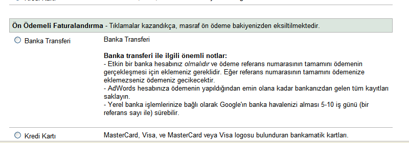 Ödeme Tercihleri 8. Adım: Bu aşamada Sonradan Ödemeli ya da Ön Ödemeli faturalandırma yöntemlerinden birini seçmeniz gerekmektedir.