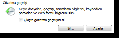 Temel tarayıcı ayarları Internet Explorer web tarayıcısı diğer tarayıcı programların da temel işlevleri arasında yer alan açılış sayfasını (ana sayfa) belirli bir sayfaya ayarlama, daha önce ziyaret