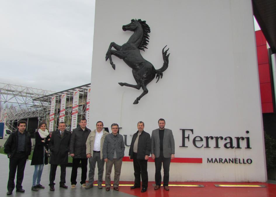 Ferrari Fabrika Müzesi T.C. DOĞU MARMARA KALKINMA AJANSI Ziyaret Tarihi: 26 Mart 2014 Çarşamba 16:30 Ferrari S.p.A., merkezi ve kuruluş yeri İtalya'nın Modena şehrinin yakınındaki Maranello'da olan İtalyan bir lüks spor otomobili üreticisidir.