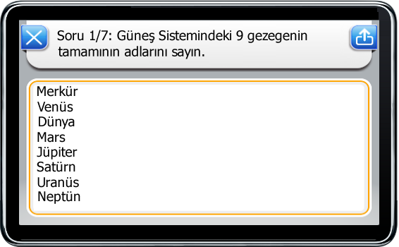 5. Cevaptan memnun olduğunuzda, Gönder düğmesine tıklayın. 4. Uzun cevabı kaydırmak için Cevaplama Panelini sürükleyin. ÇOKTAN SEÇMELİ 1. Seçmek için bir seçeneğe tıklayın. 2.