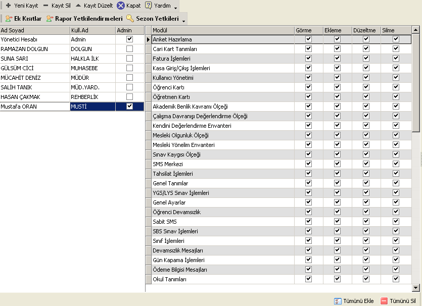 1-DOSYA MENÜSÜ 1-1-Bağlantı Yöneticisi Programımızda ana bilgisayardan (server) kopma olduğunda bağlantı yöneticisine girerek hızlı bir şekilde tekrar ana bilgisayara bağlanmamızı sağlar.