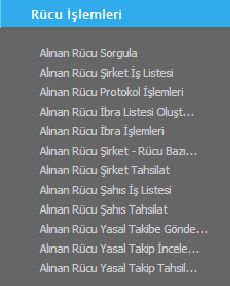 Rücu İşlemleri 1 Sadece bilgi girişi değil, proaktif, kullanıcıyı yönlendiren, hataları engelleyen yaklaşım.