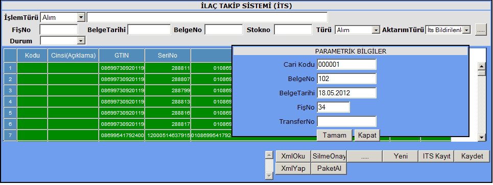 VENTURA - Ilaç Takip Sistemi Ventura İlaç Takip Sistemi ile, İlaç alım bildirimlerinizi yapabilir, Taşıma bildirimi ve İçerik Kotrol işlemlerini gerçekleştirebilir, Müdürlüğünüze bağlı hastanelere ve