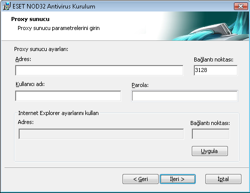 Normal yükleme modunun son adımı Yükle düğmesini tıklatarak yüklemeyi onaylamaktır. Kullanıcı adınızı ve Parolanızı girdikten sonra, Internet bağlantınızı yapılandırmak için İleri'yi tıklatın. 2.