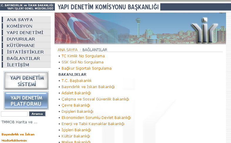 Web Sayfası Bağlantılar