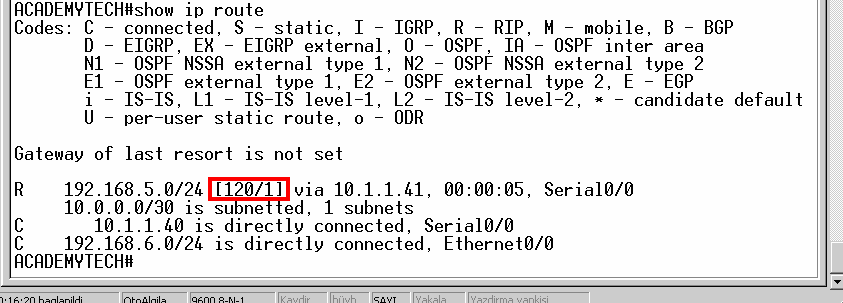 Burada Rip ve IGRP kullanırken Örneğin 10.1.1.0 /30 gibi bir network tanımlamamız mümkün değildir. Bu protokoller söz konusu adres A sınıfı olduğu için subnet maskı 255.0.0.0 olarak kabul edeceklerdir.