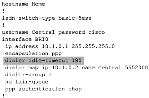 4. Router bu interface deki dialer-group 1 komutundan aynı id numarasına sahip dilaer-list den bu trafige izin verilip verilmeyeceğinin arastirilmasi gerektigini anlar. 5.