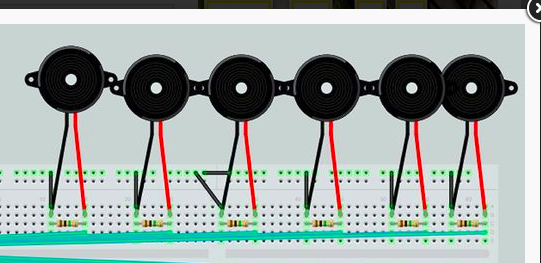 36 BÖLÜM 7. LAB #6: XYLAPHONE (x1) Tek şeritli kablo (x1) Devre maketi (Breadboard) (x1) USB 2.0 kablosu Kablo sarma bandı (Electrical Tape) Kablo ucu kılıfı (Heat shrink) 7.