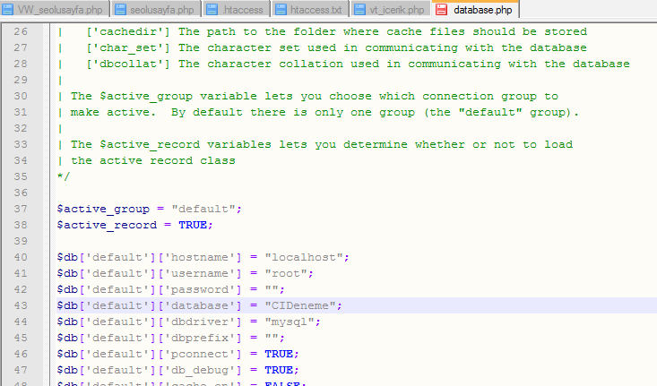 function SayfaDetay($id){ $kueri = $this->db->where( id, $id); $kueri = $this->db->get( Icerik ); return $kueri->result_array(); application/controllers/seolusayfa.