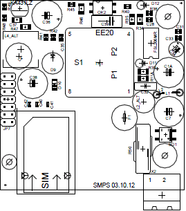 Telembil Bilgi iletişim Hizmetleri GM310 GSM/GPRS Mdem Sayfa 16 / 17 9. Teknik Çizimler GM310 cihazı iki ayrı elektrnik devre kartı ihtiva etmektedir.