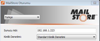 MailStore Server ı hangi dilde kullanmak istiyorsak ilk kurulum esnasında bu seçimi gerçekleştirebiliyoruz.