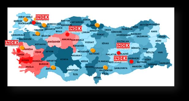 Şirket Profili ve Bölgelerimiz Şirket Adı İndeks Bilgisayar A.Ş. Kuruluş Tarihi 1989 Yasal Statü Halka Açık İMKB YK Başkanı Erol BİLECİK Genel Müdür Atilla KAYALIOGLU Merkez Şube Kuruluş Tarihi Şehir Personel Merkez Tem.