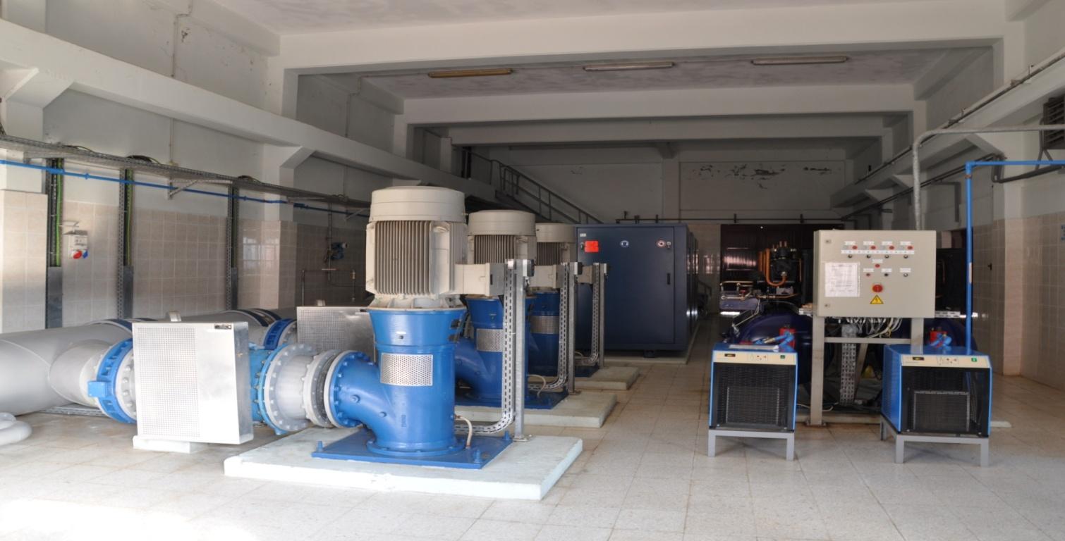 2012 yılında içme suyu üretimi için tüketilen elektriğin 13.470.679 kwh arıtma tesislerinde 1.921.
